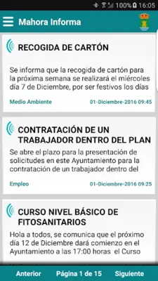 Mahora Informa android App screenshot 1